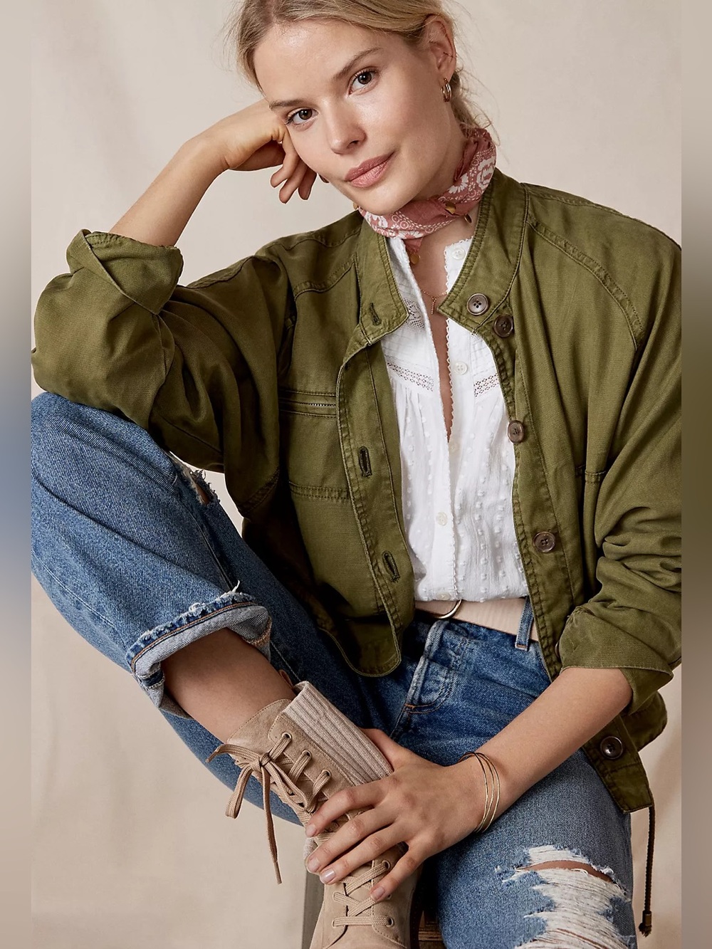 NWT Anthropologie Carolyn Utility Jacket
